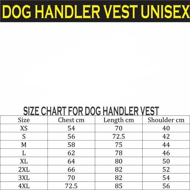 Multipurpose Vest Custom Vest Dog Trainer Vest Ladies Vest K9 Vest Dog Handler Cloth Jacket Men Personalized Vest Lined Vest Waterproof